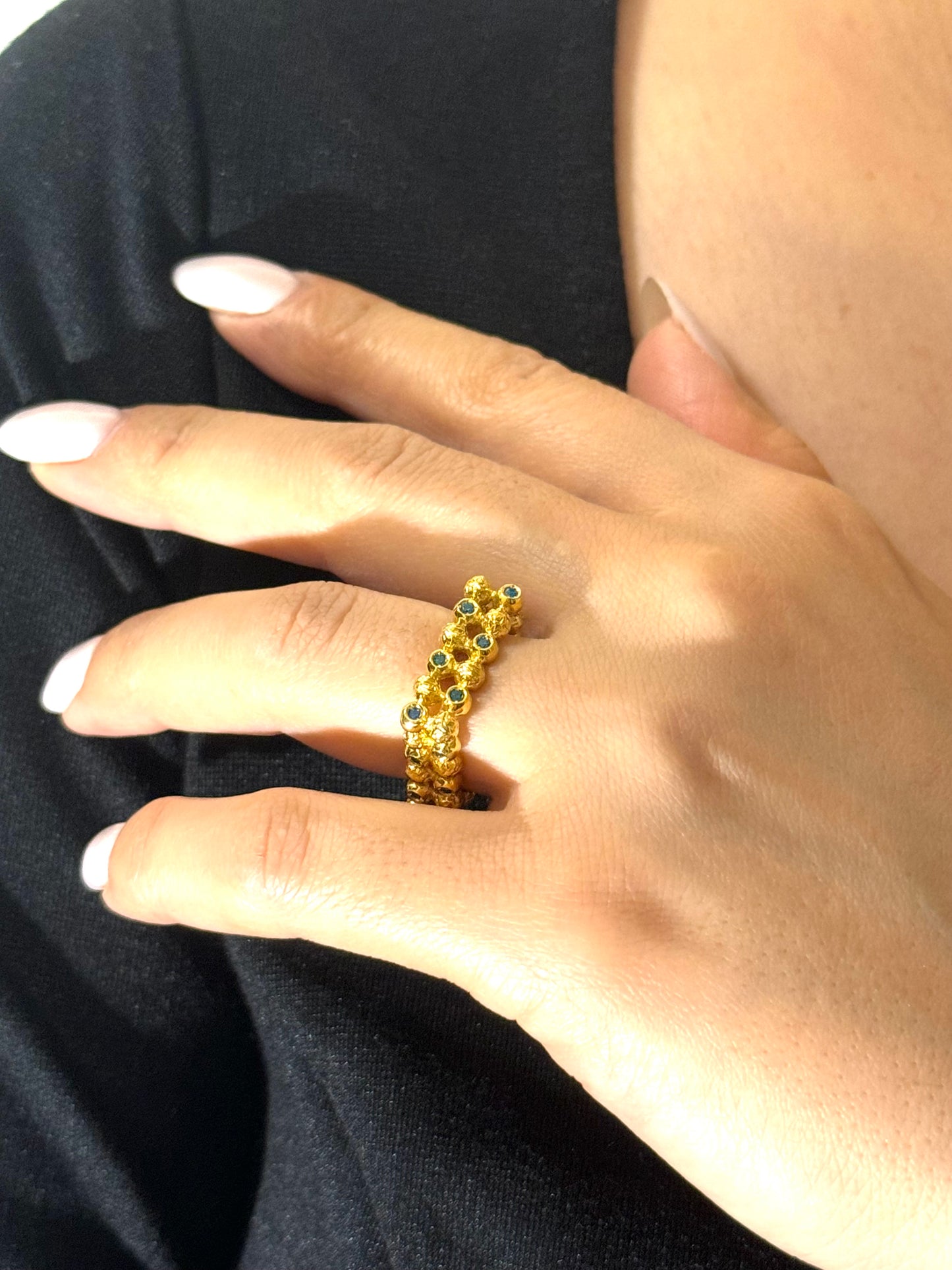 Sterling silver ring K34-30