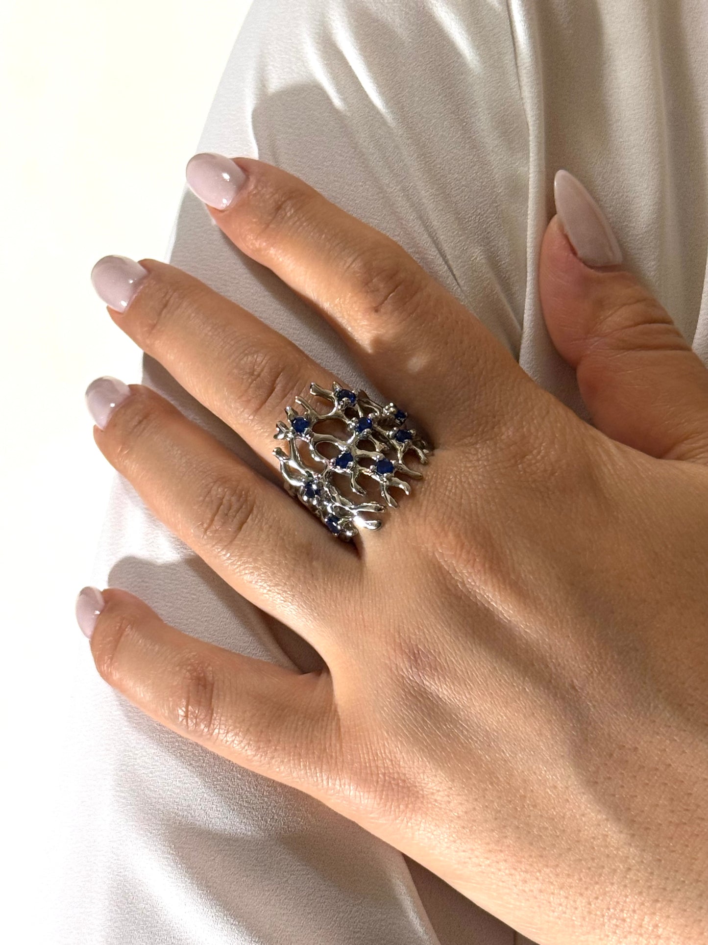Sterling silver ring K55-29