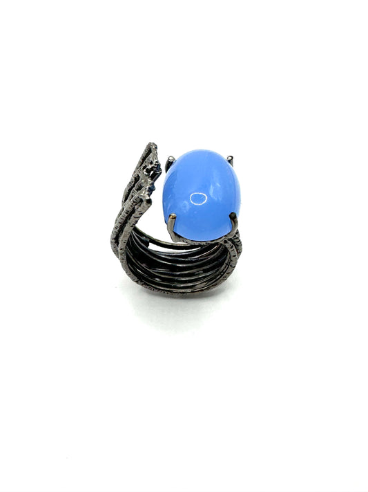 Sterling silver ring K54-28