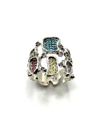 Sterling silver ring K66-54