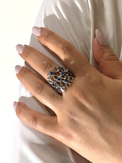 Sterling silver ring K55-29