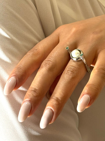 Sterling silver ring K60-23